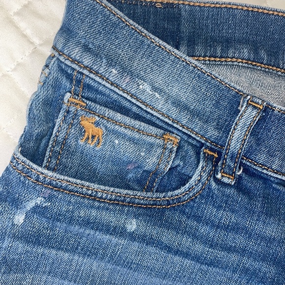 Girls Abercrombie Jean Shorts Size 16 - Picture 4 of 7